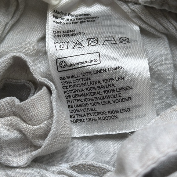 H&M Girls Linen Dress size 6yrs - Picture 4 of 8